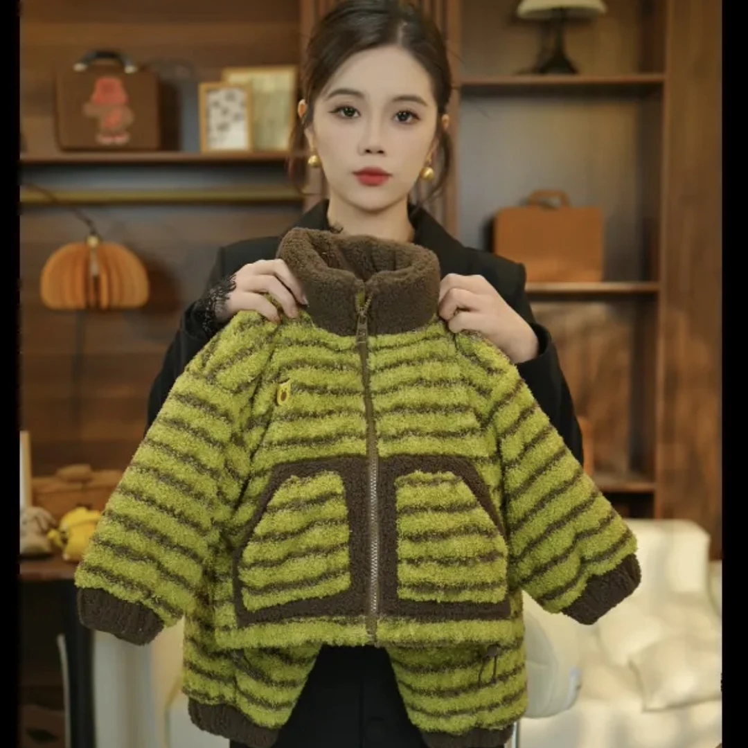 儿童冬季套装男女宝宝加绒加厚两件套家居服中小童夹棉外套裤子潮