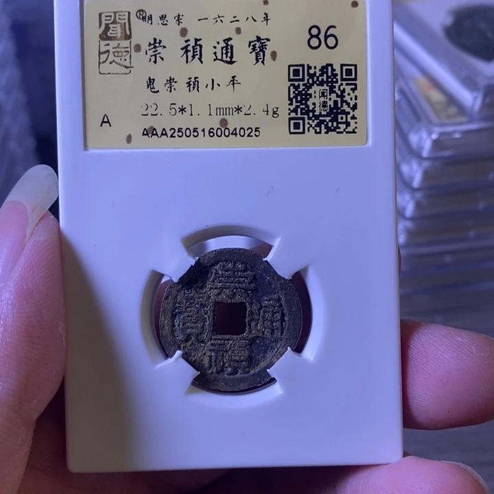 铜A闻博文化崇祯通宝