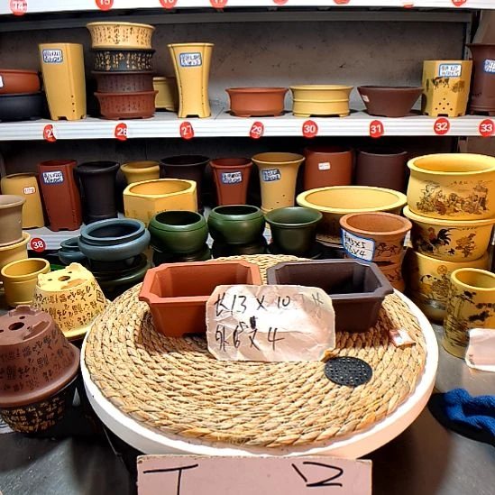 宜兴紫砂花盆13465