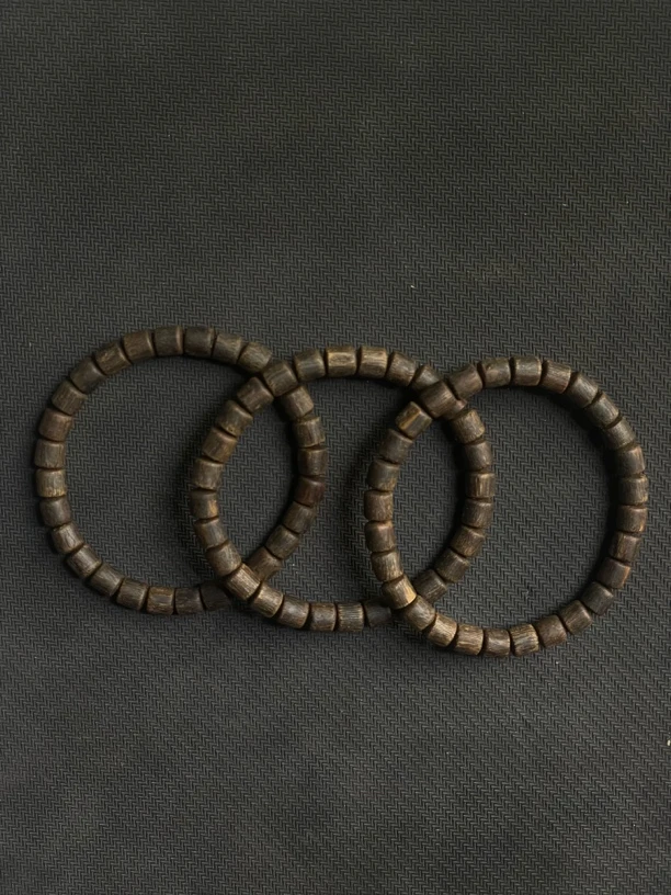 沉香M46-1奇楠沉香沉水桶珠单圈7克多样性发一