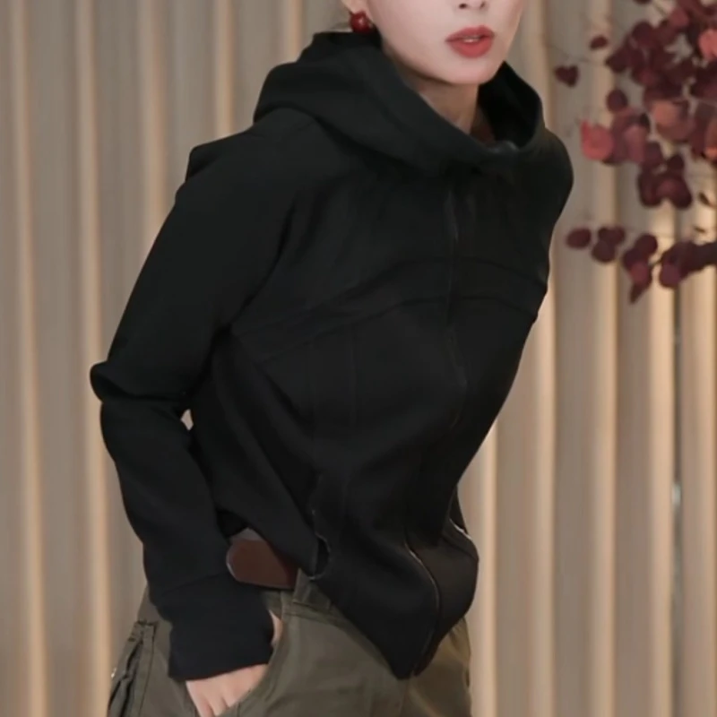2025新款休闲百搭开衫连帽厚款卫衣LK2506511