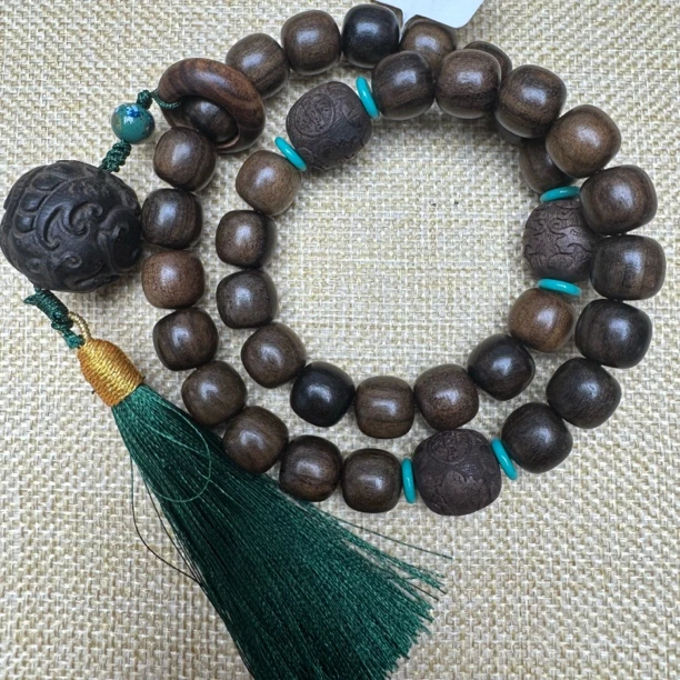 增香沉香木A41小刘精品木质手串