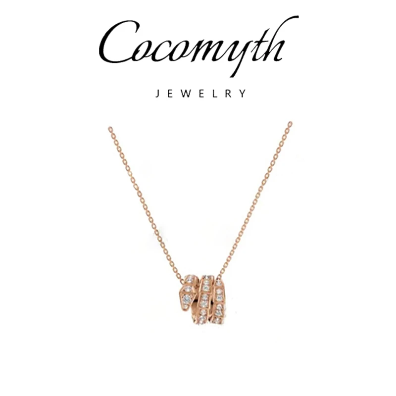 COCOMYTH 高档轻奢满Z蛇骨项链D521