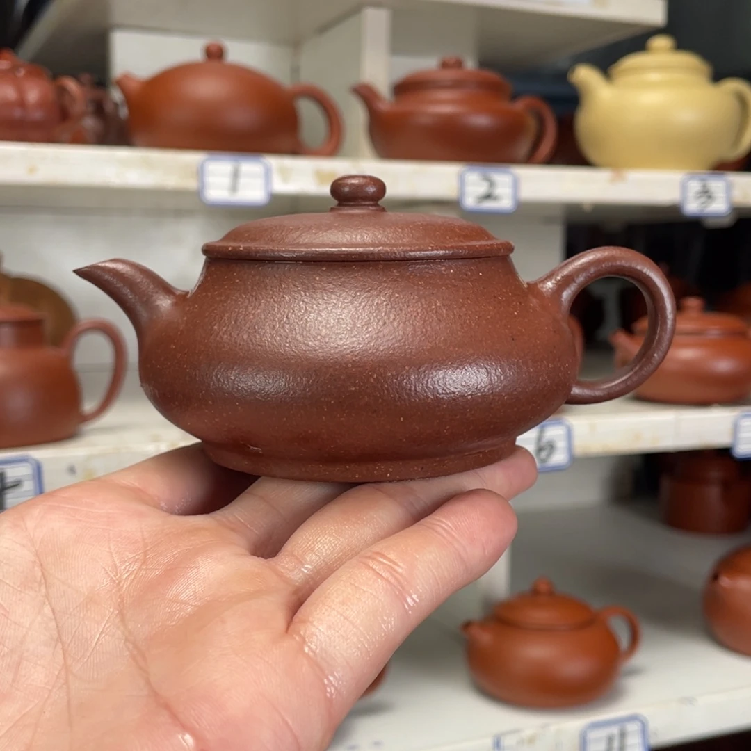 茶壶紫砂紫泥全手工150毫升