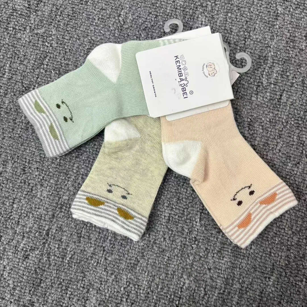 宝宝袜子儿童春秋纯棉夏季透气新生儿薄款婴儿袜