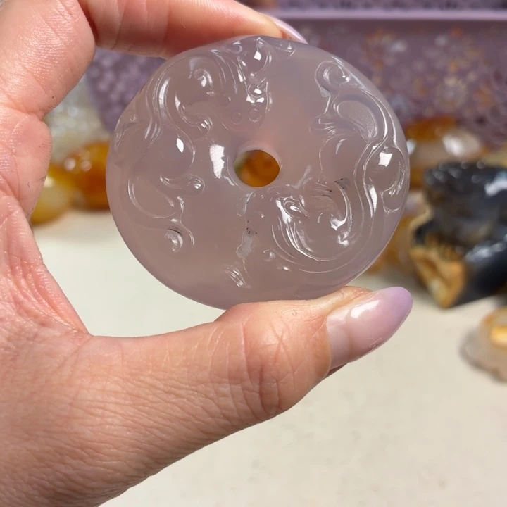 玛瑙/玉髓未镶嵌吊坠(不含链)