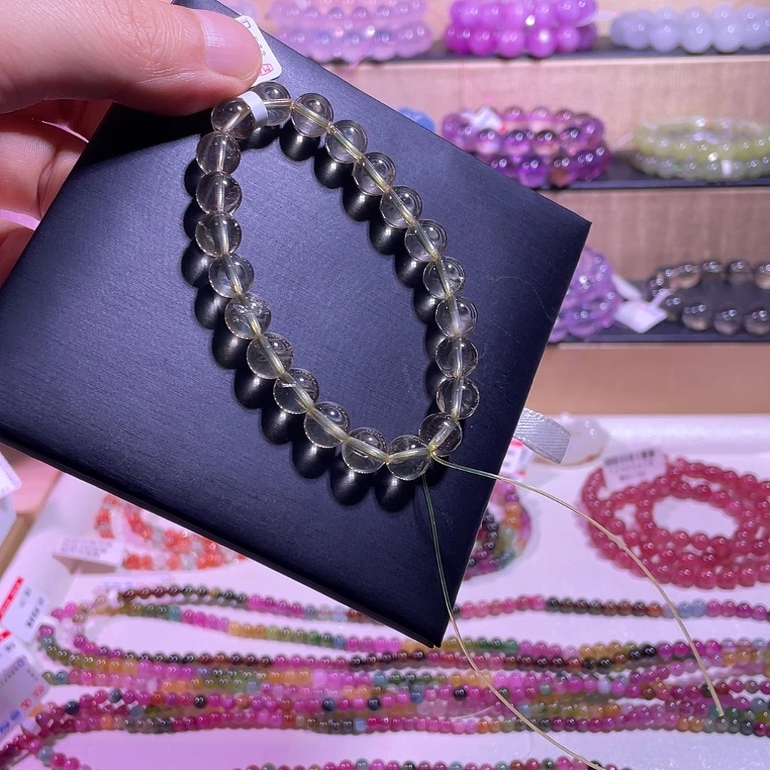 水晶手链未镶嵌黄水晶8m