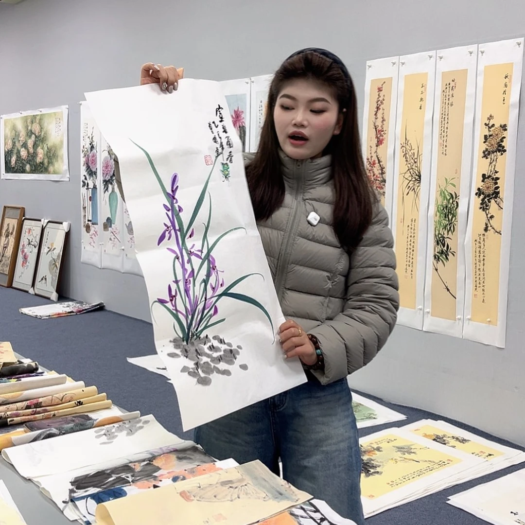 国画纯手绘字画作品