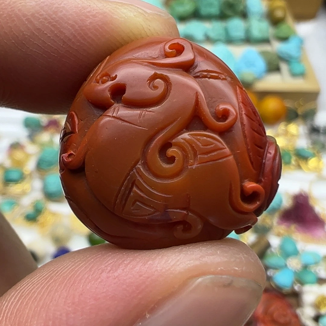 南红玛瑙颈饰未镶嵌