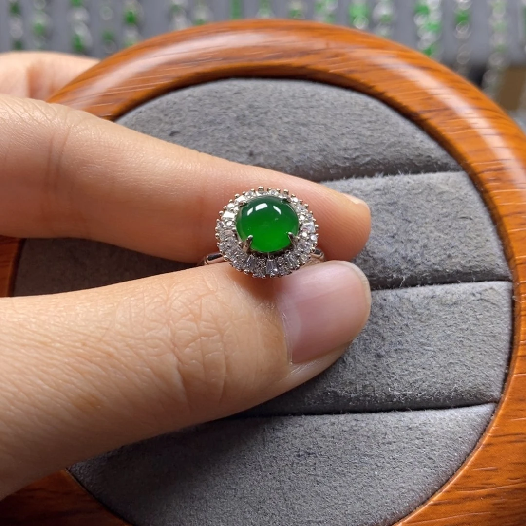 颈饰银S925镶嵌翡翠丽高品质