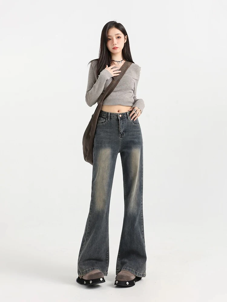 2025爆款显瘦高腰喇叭裤子 （瑕疵慎拍）不退换