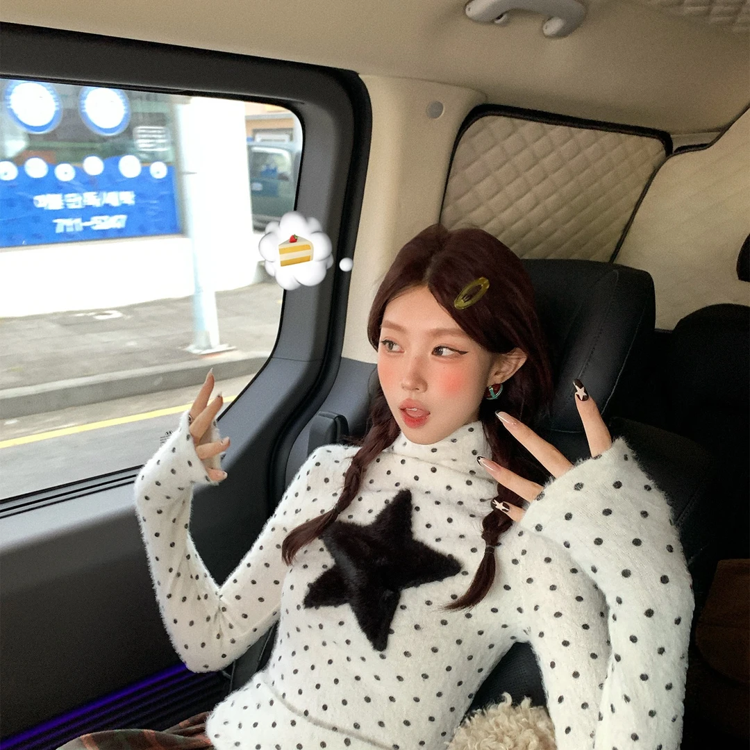 毛绒高领打底衫女秋冬季新款2025修身长袖T恤