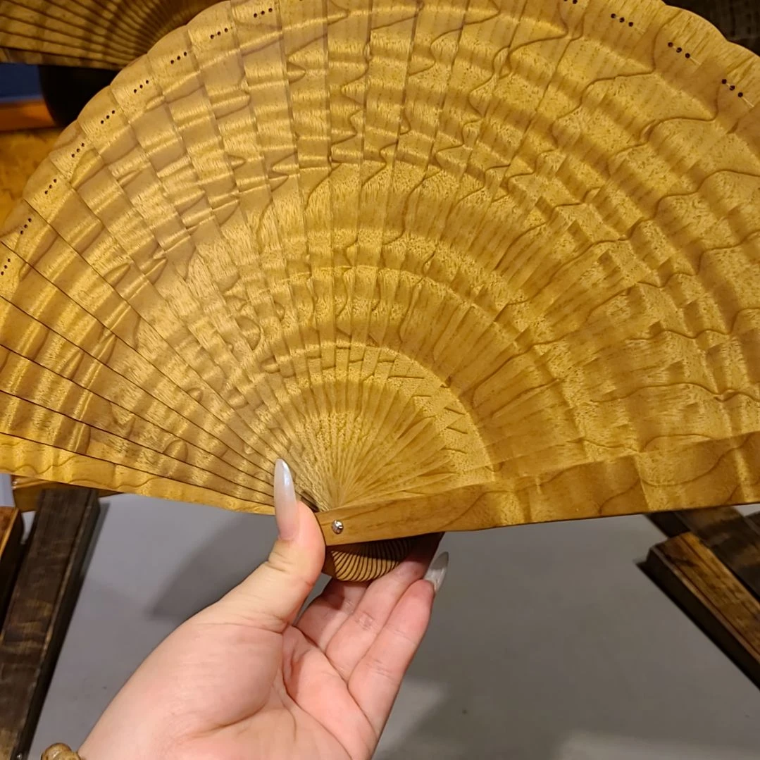 扇子21小叶桢楠金丝楠木苏扇