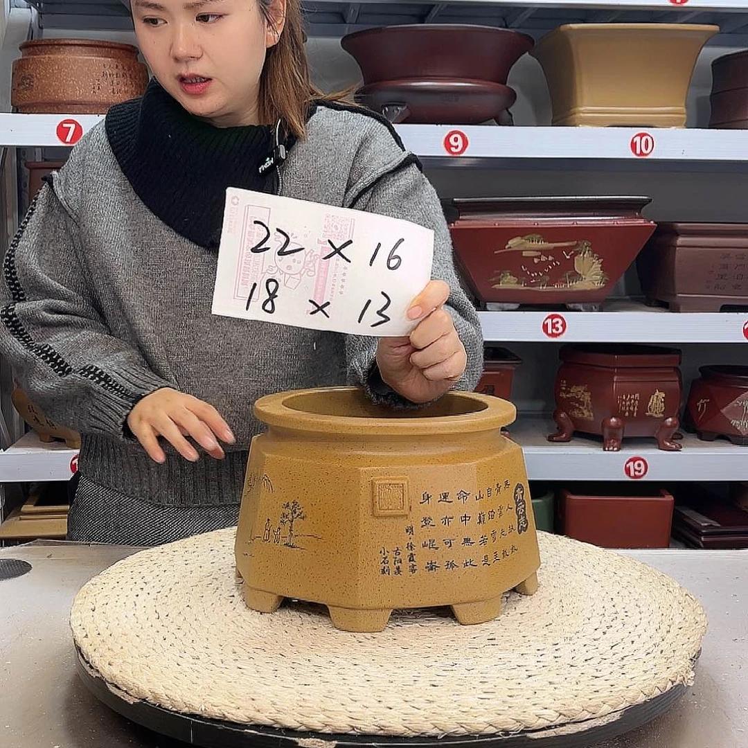 花盆紫砂紫砂花盆