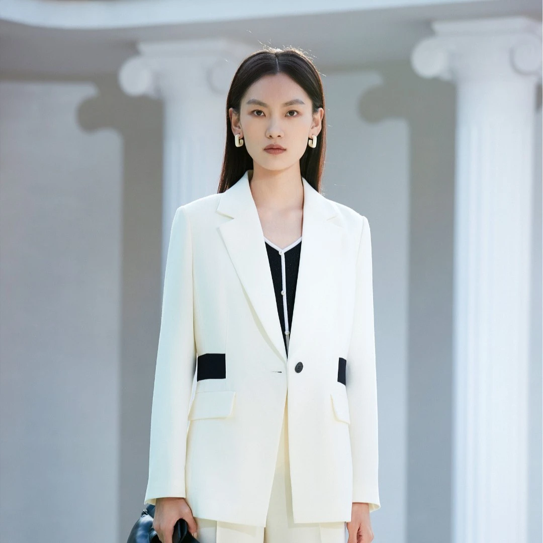 【九月专属】M421303187曼德诗高定通勤百搭西装时尚气质休闲高级