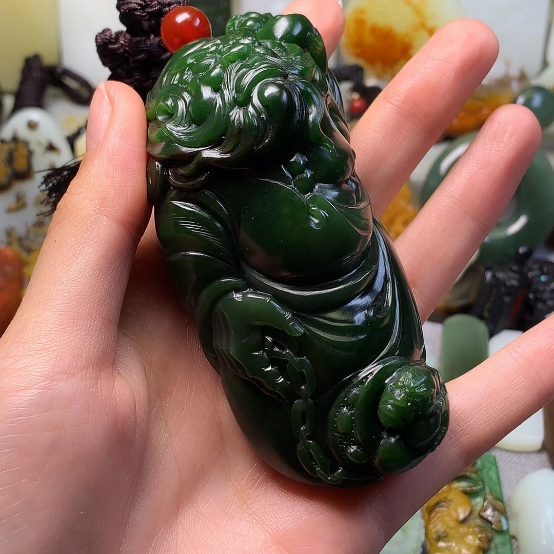 未镶嵌和田玉把件象*