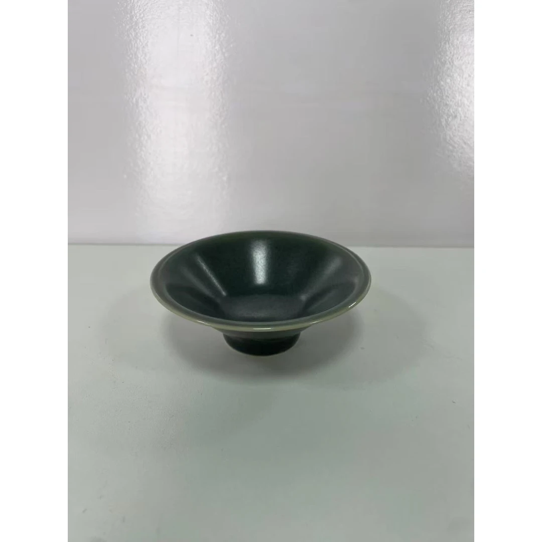 【龙泉】"撇口 斗笠杯"陶瓷lq-5460
