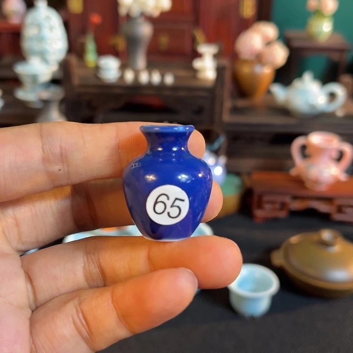 摆件微陶老王迷你花瓶
