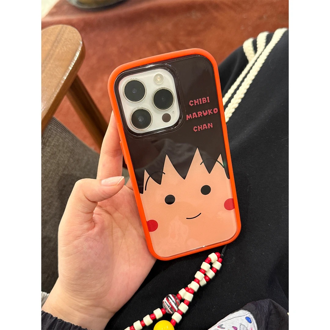 适用苹果16手机壳iPhone15/14promax可爱樱桃小丸子手机保护套