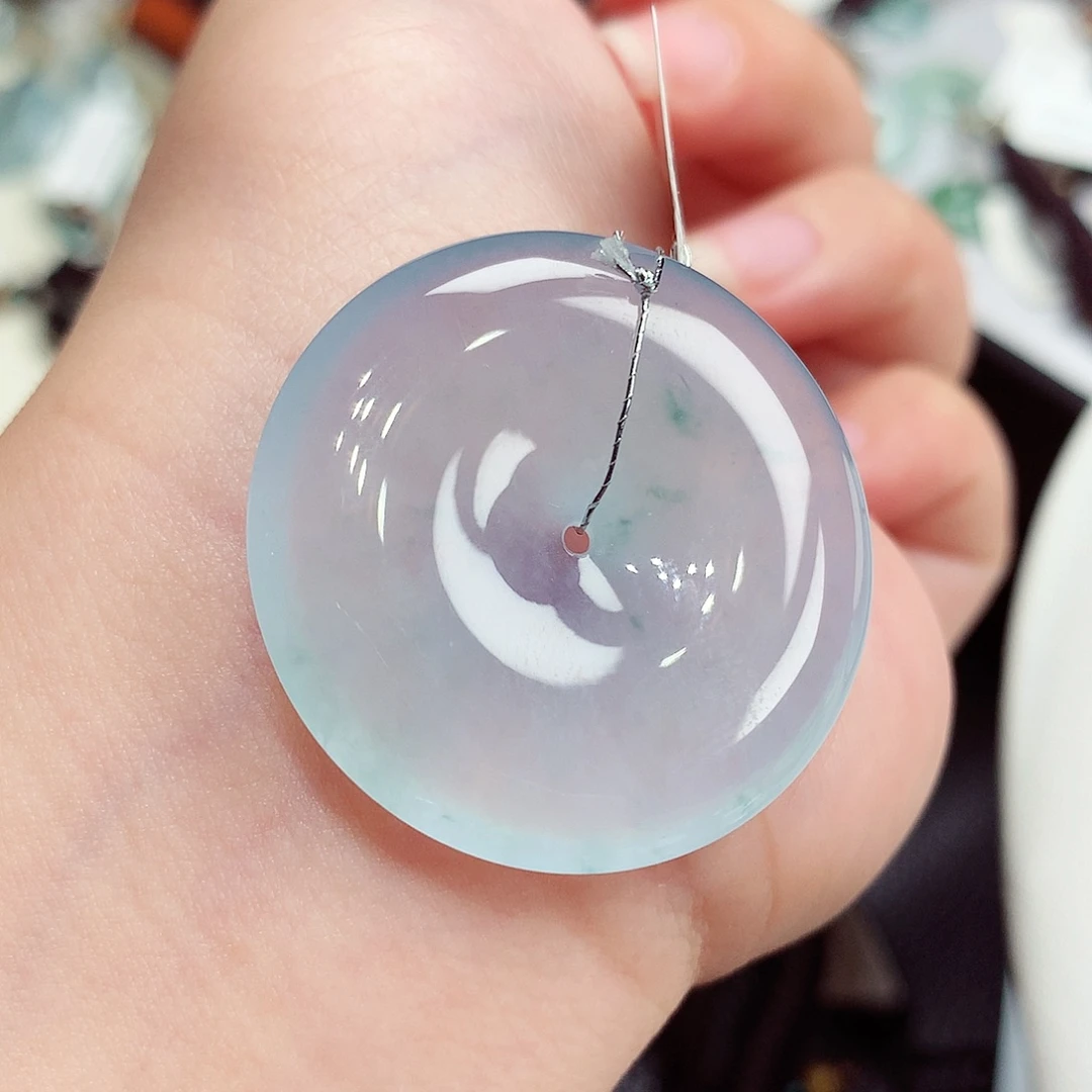 翡翠未镶嵌颈饰翡翠105，33.3/6