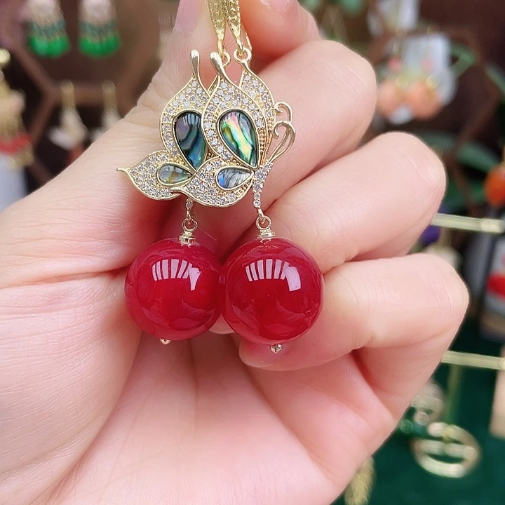 玛瑙/玉髓耳钉合金