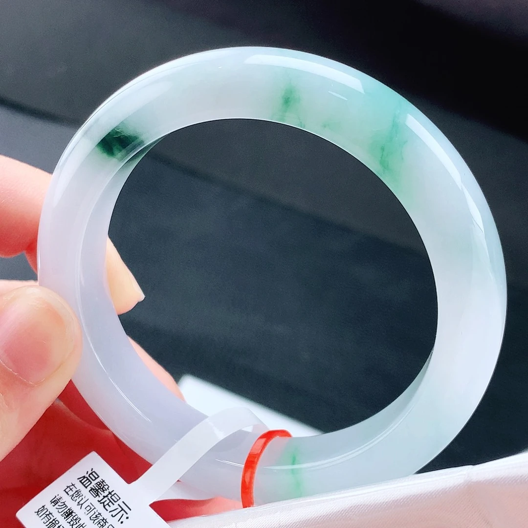 未镶嵌手镯翡翠55圈