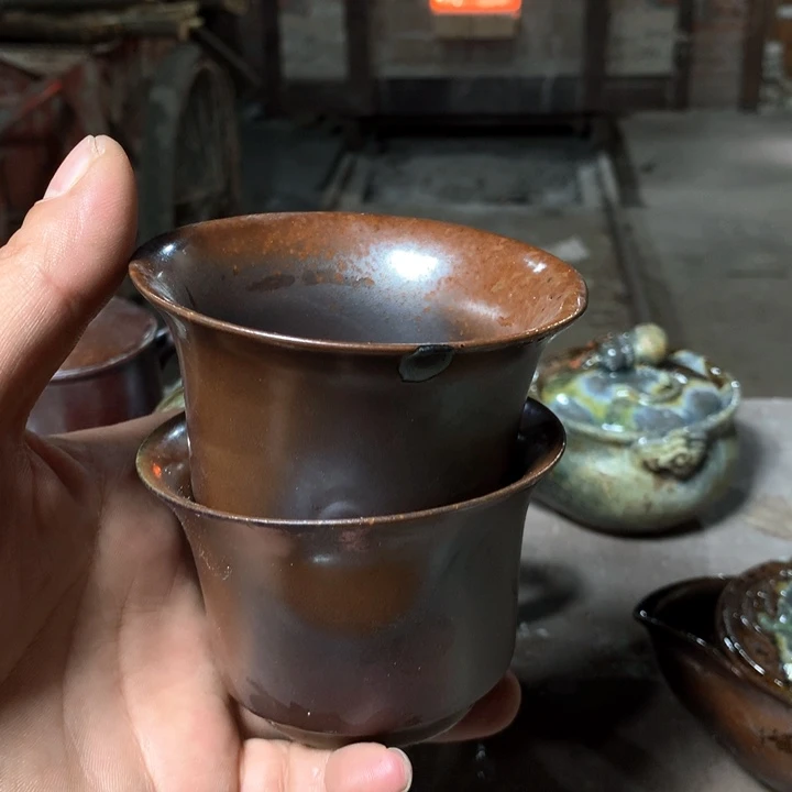 紫砂茶壶冯*纯自然高温裸柴烧