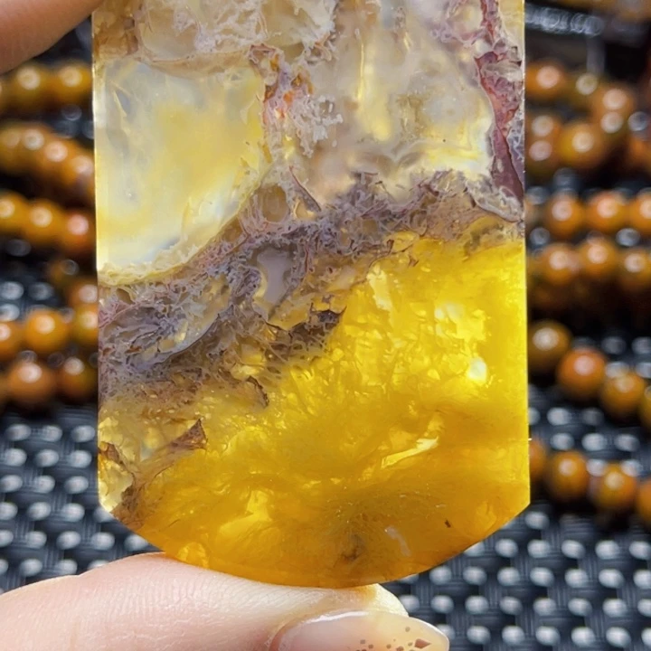 玛瑙/玉髓颈饰未镶嵌小**练