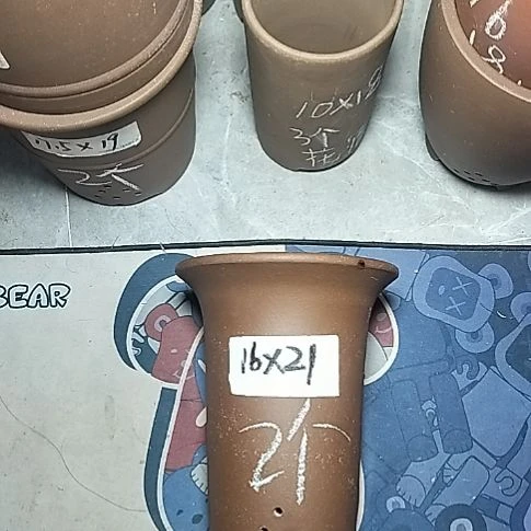 小号兰花紫泥两个