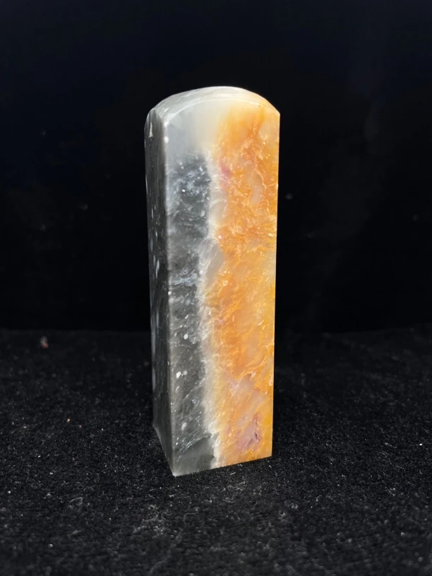 巧色金银冻昌化石印章定制可刻字