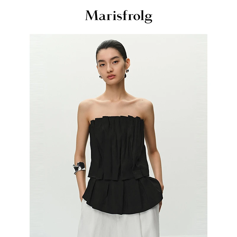 Marisfrolg玛丝菲尔25年夏季无袖背心A1FZ22071