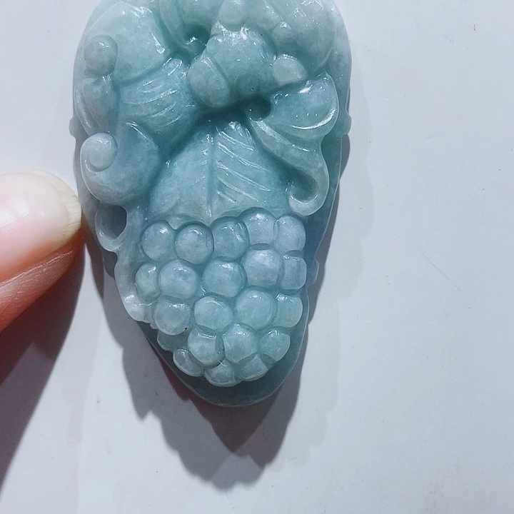 翡翠未镶嵌颈饰天然缅甸翡翠A货吊坠