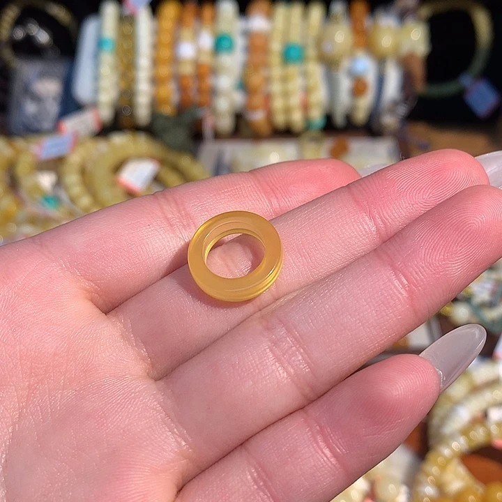 蜜蜡手链未镶嵌蜜蜡跑环单个
