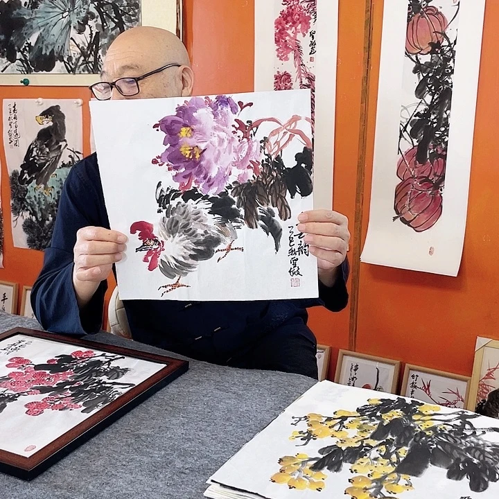 国画张圣敏先生纯手绘作品
