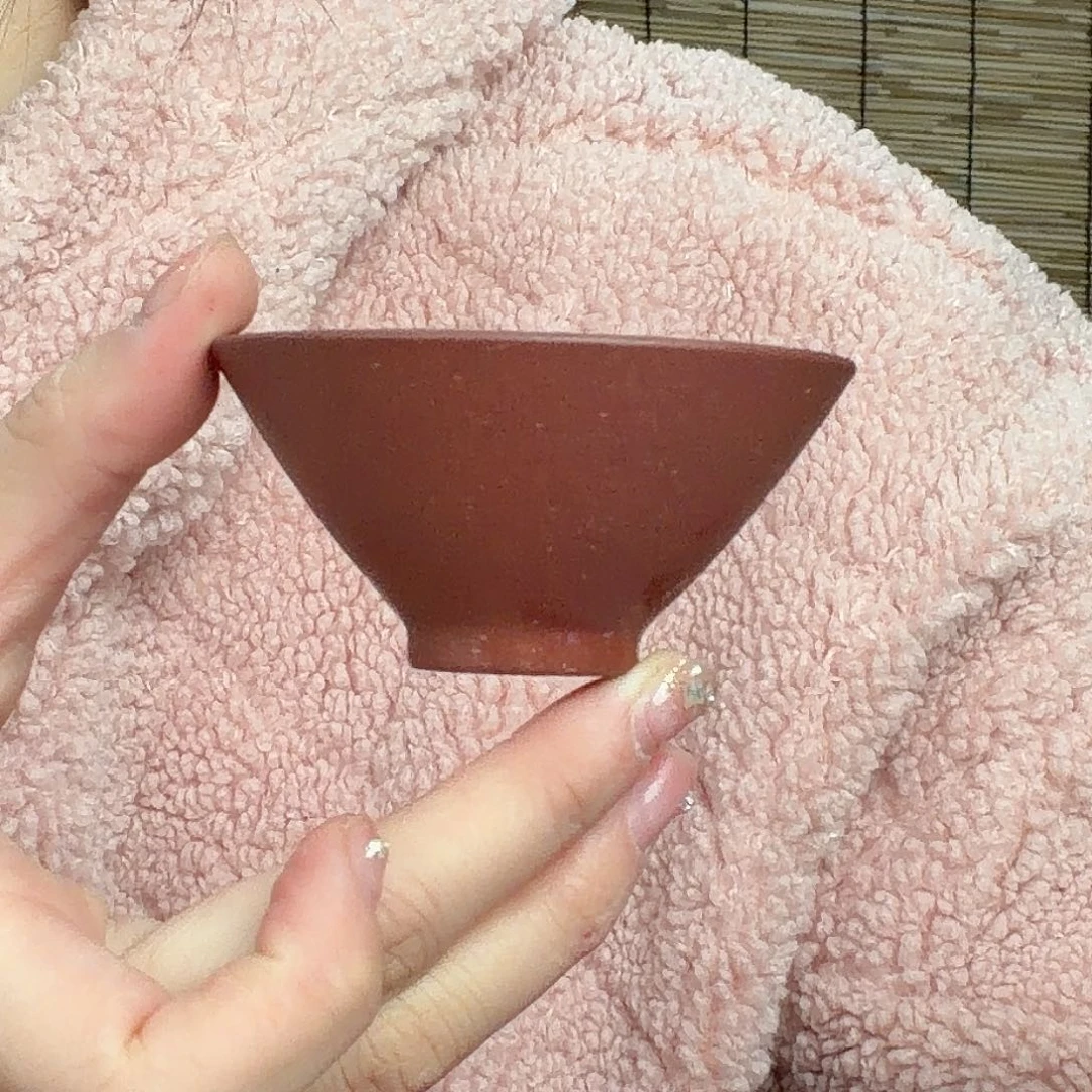 紫砂茶壶台西底槽青斗笠杯50CC左右没礼盒