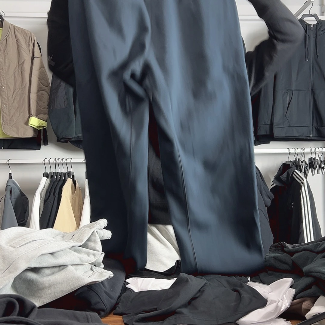 6366黑色长裤2XL码180-200斤不退换