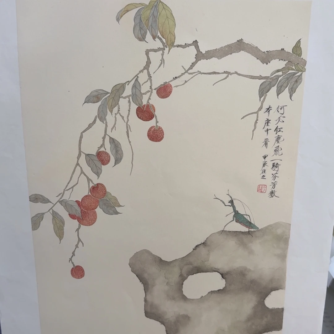 国画国画作品山水花鸟