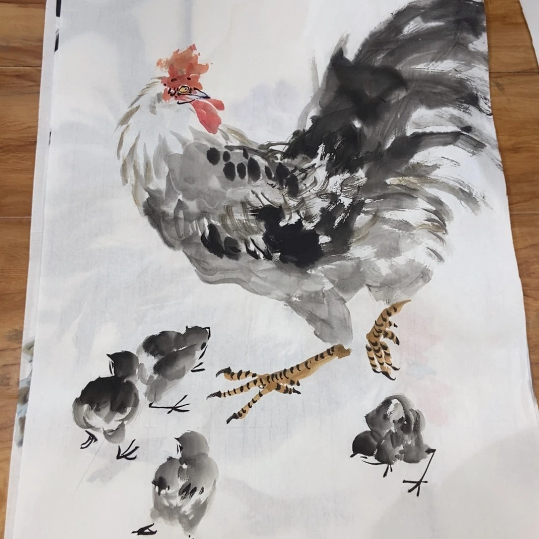 【闪购商品】国画遇****羊墨鱼精品墨鱼精品