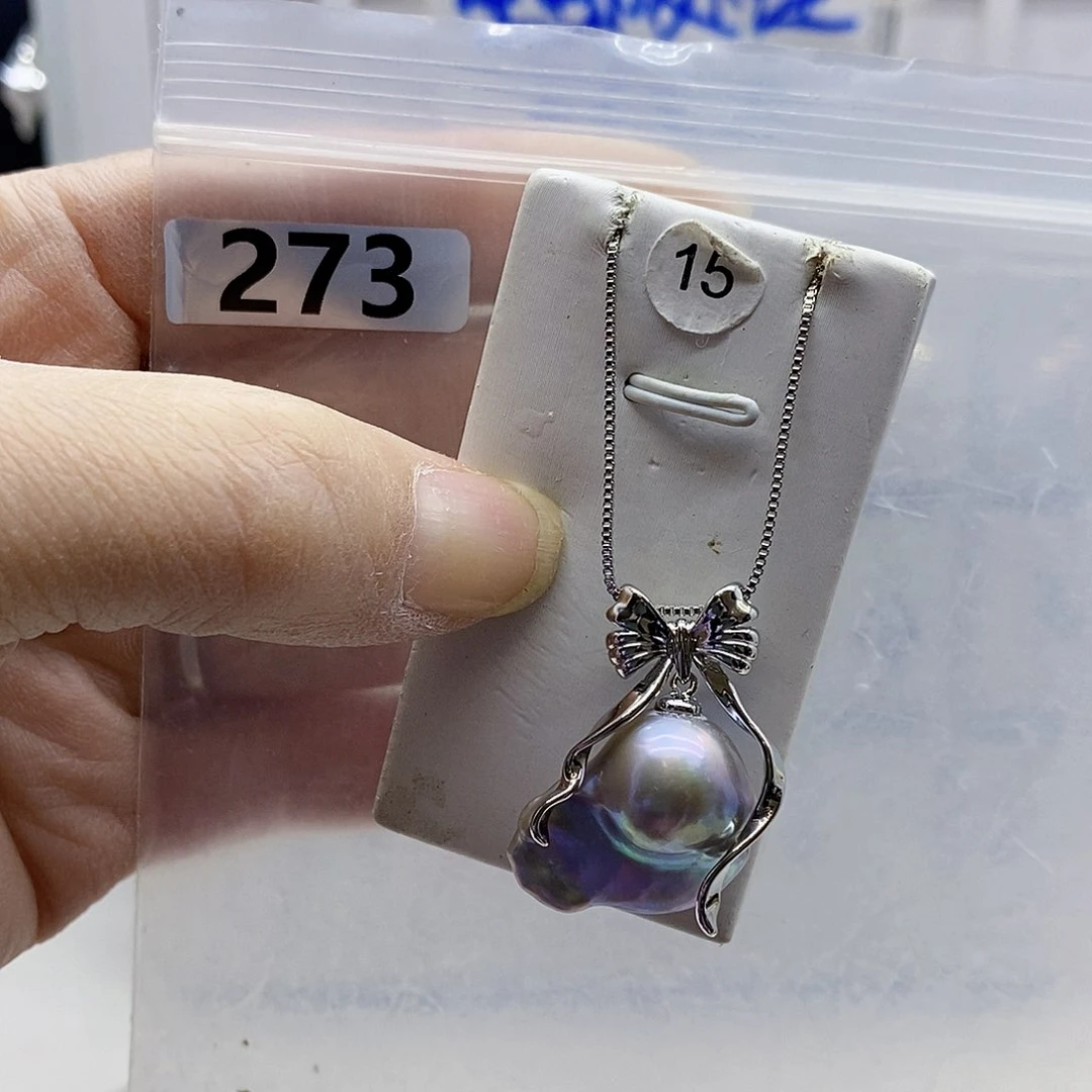 颈饰合金淡水珍珠