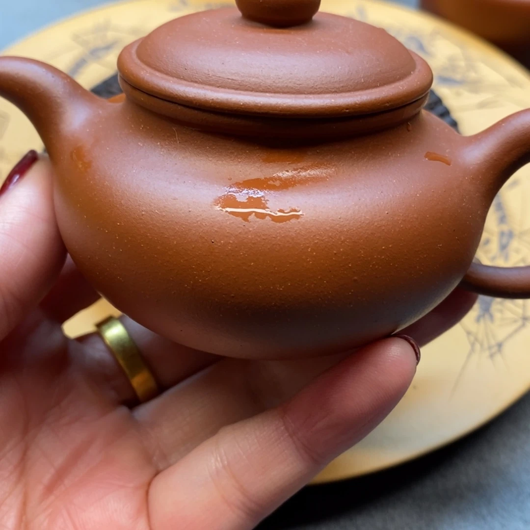 紫砂茶壶王*产仿古壶（红清水泥）