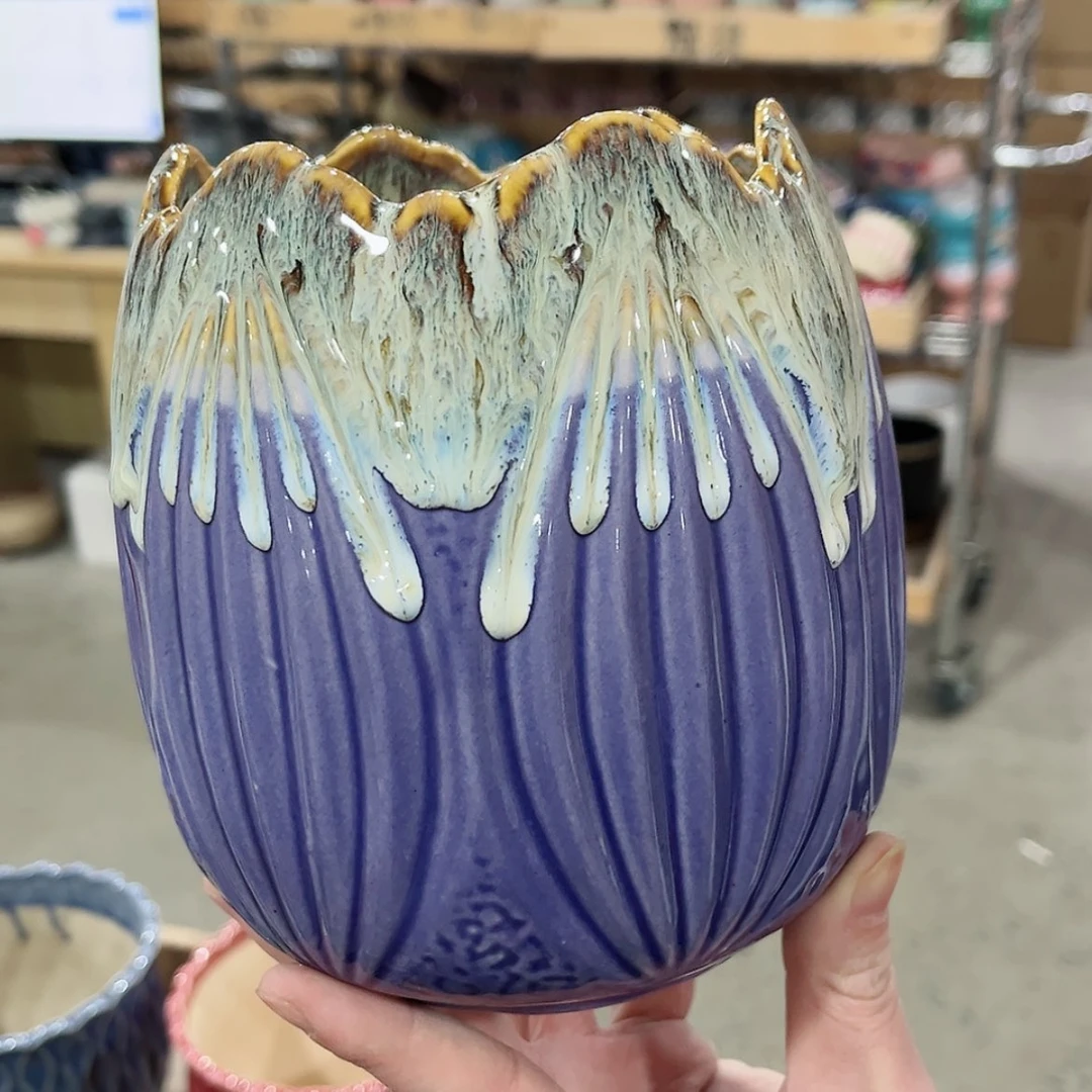 【闪购商品】陶瓷陶瓷多肉植物花盆