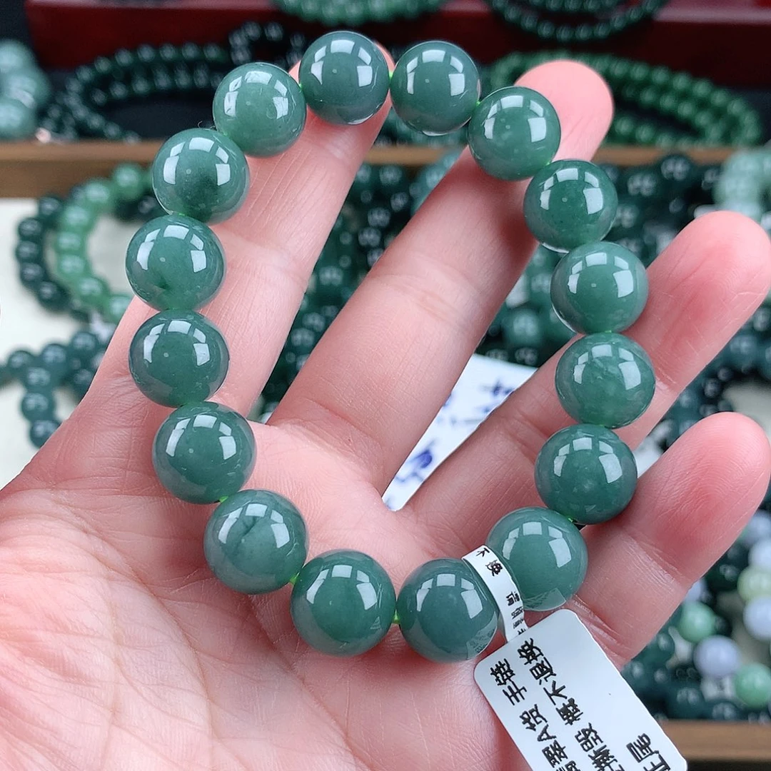 翡翠未镶嵌毛衣链