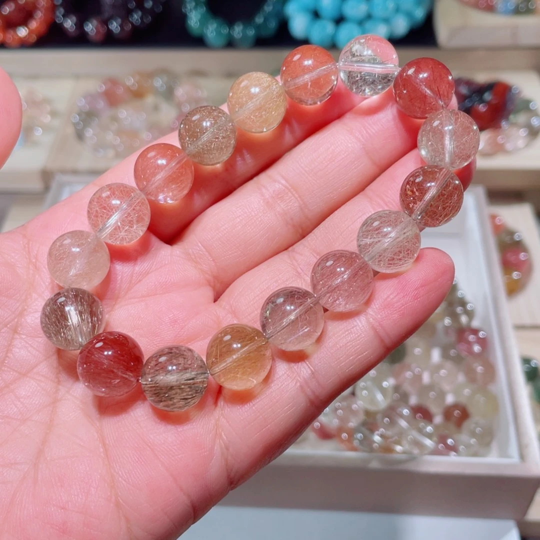 水晶手链未镶嵌发晶手链