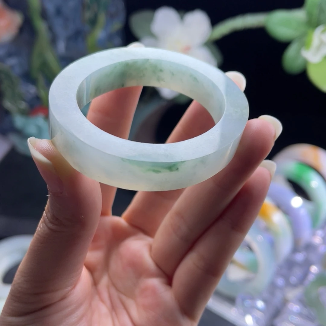 定制翡翠未镶嵌天然翡翠A货手镯