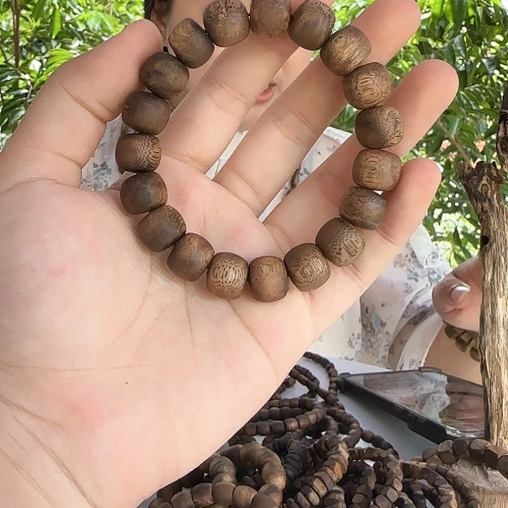 沉香碎屑沉香老型鼓珠