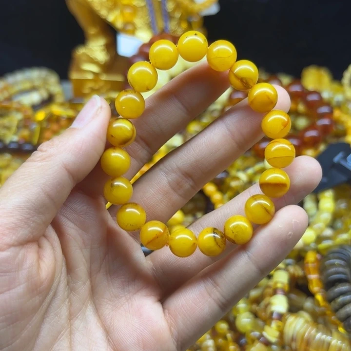 琥珀未镶嵌珠宝奇石