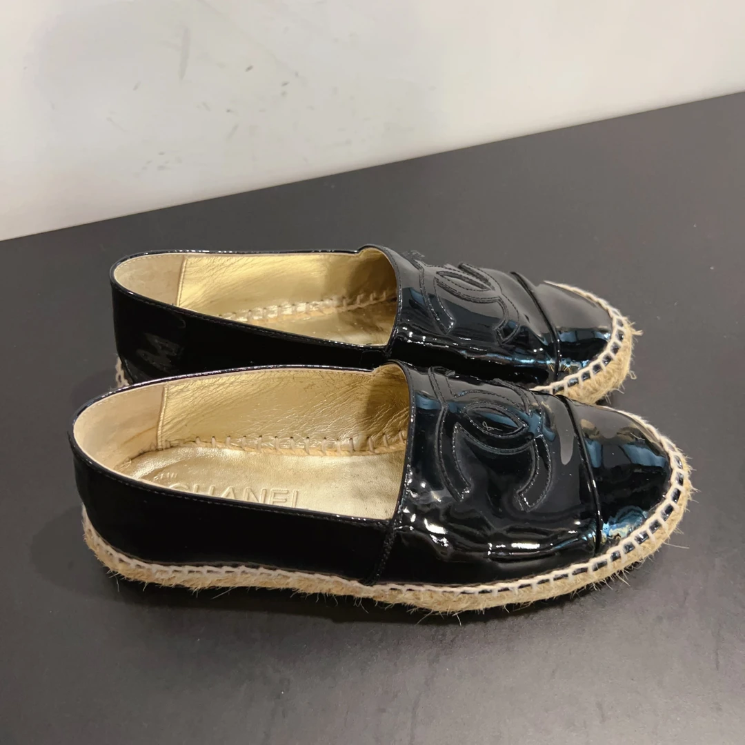 99新 Chanel/香奈儿 渔夫鞋 尺码35成色看直播GSH1752