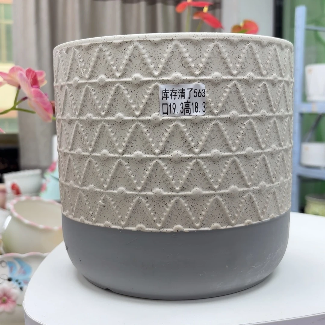 @夏西陶瓷花盆@@5563