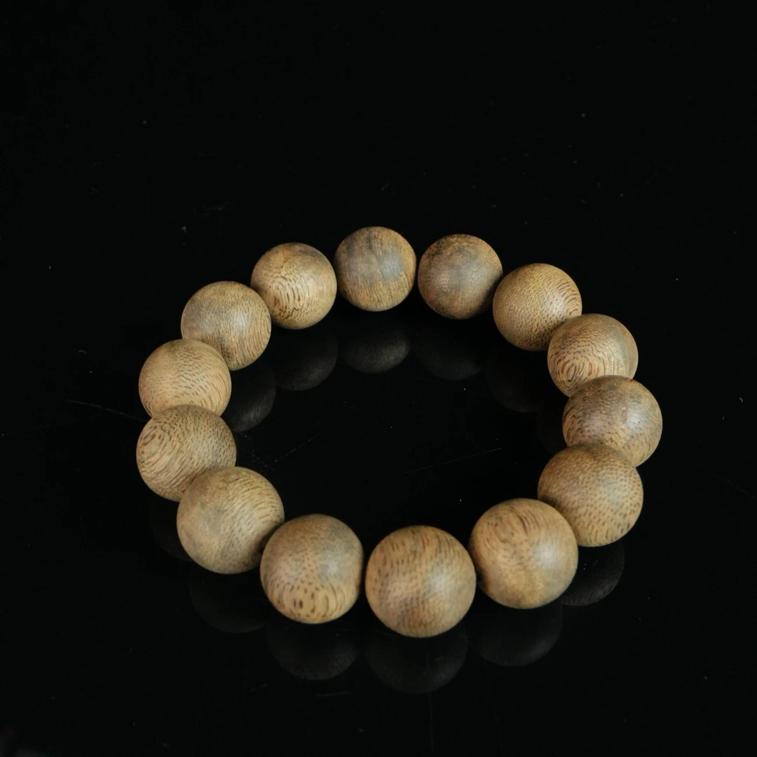 A8306 文莱软丝虫漏沉香手串 1.67cm 29.22g