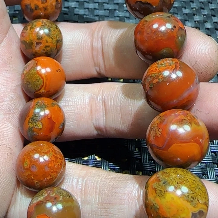 用***3玛瑙/玉髓未镶嵌吊坠